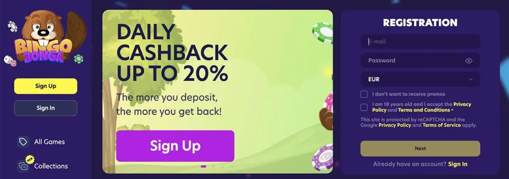 Bingo Bonga Casino